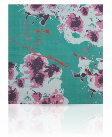 Палантин Женский S-CN.FLOWER/BLUE